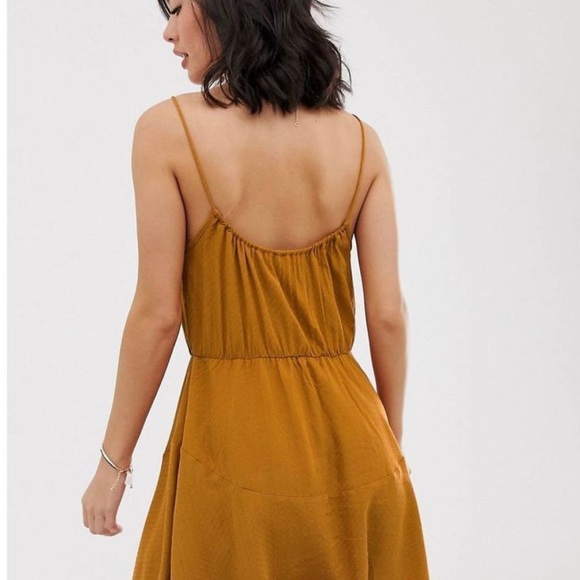 Free People Shake It Up Dress xs Burnt Orange Gold Intimately - Picture 5 of 6